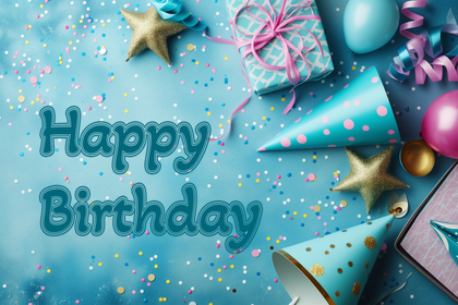 Happy Birthday Card Background Image