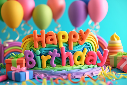 Happy Birthday Card Background Image