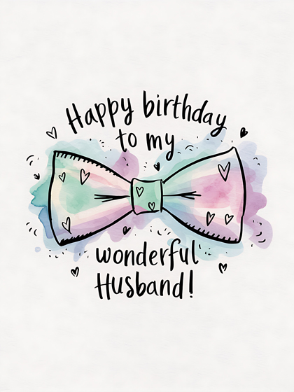 Happy Birthday to My Wonderful Husband!