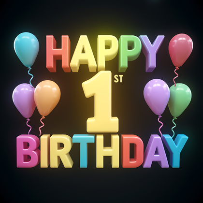 Happy 1st Birthday