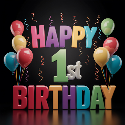 Happy 1st Birthday