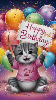 Happy 2nd Birthday Kitty