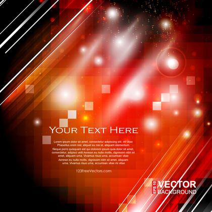 Black Red Square Background Template