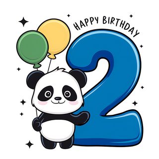 Happy 2nd Birthday Panda