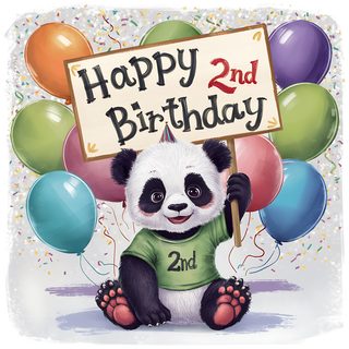 Happy 2nd Birthday Panda