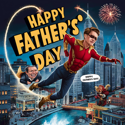 Superhero Dad!