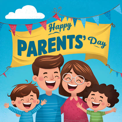 parents day banner design