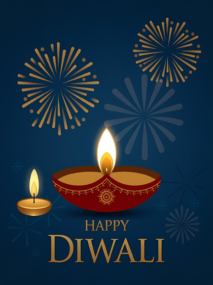 Diwali Minimalist Poster
