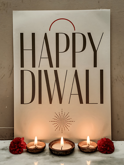 Diwali Minimalist Poster