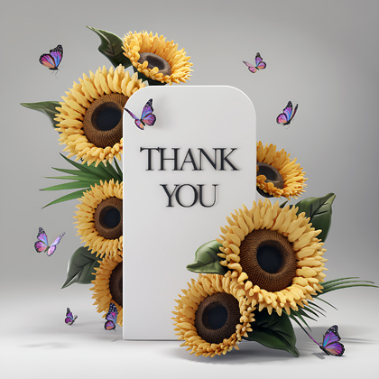 Thank You Sunflowers