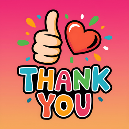 Thank You Colorful