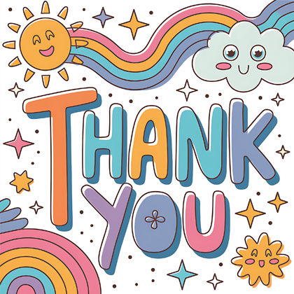 Thank You Colorful