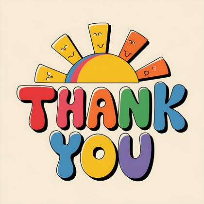Thank You Colorful