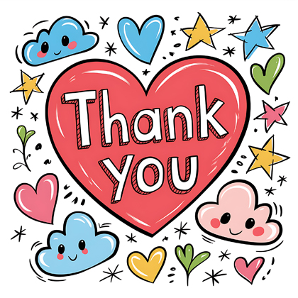 Thank You Hand Drawn