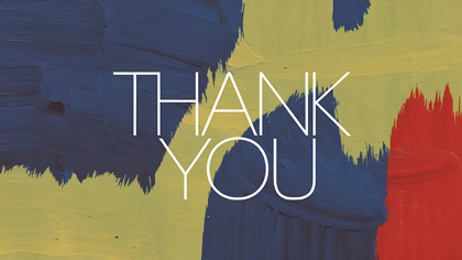 Thank You Abstract Art