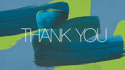 Thank You Abstract Art