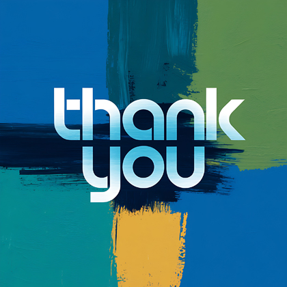 Thank You Abstract Art