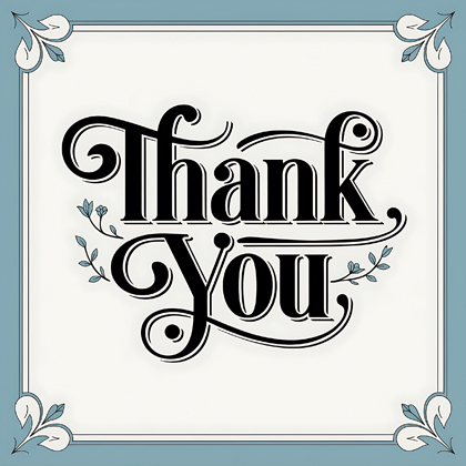 Thank You Vintage Floral