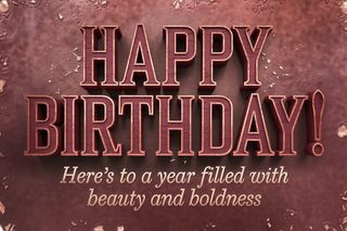 Happy Birthday Metal Sign