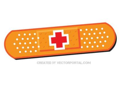 Adhesive Bandage Vector Image