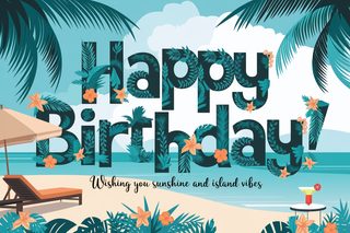 Tropical Birthday Greeting