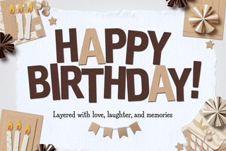 Happy Birthday Scrapbook