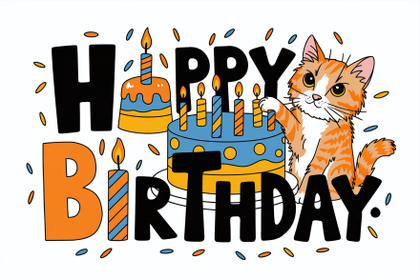 Happy Birthday Cat