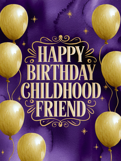 Watercolor Birthday Card