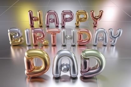 Happy Birthday Dad Balloons