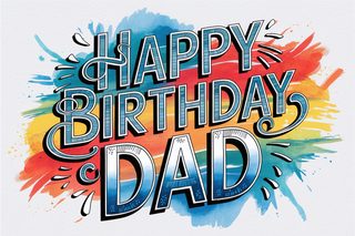 Happy Birthday Dad Card