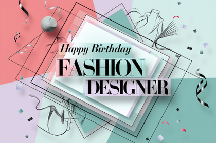 Happy Birthday Fashion Designer Card