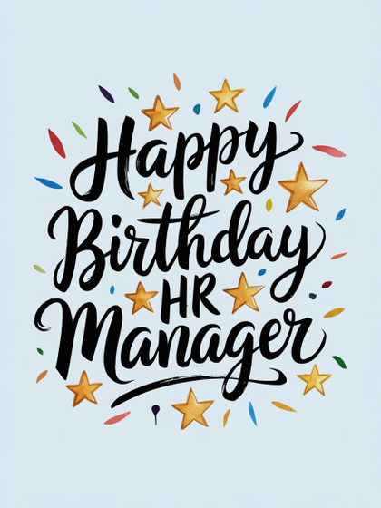 20+ Happy Birthday HR Manager | Free Vectors, Photos, Artwork Images ...