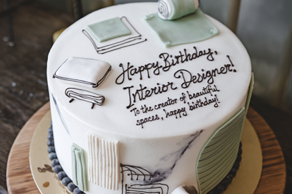 Free Download Happy Birthday Interior Designer Cake