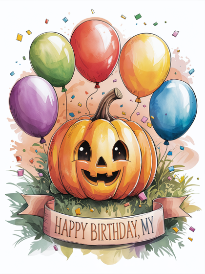 Happy Birthday Pumpkin