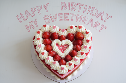 Happy Birthday Sweetheart Cake
