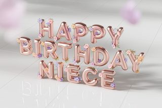 Happy Birthday Niece Balloons
