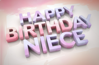 Happy Birthday Niece 3D Render