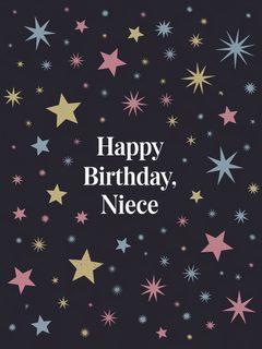 Happy Birthday Niece Greeting Card