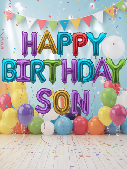 Happy Birthday Son Balloons