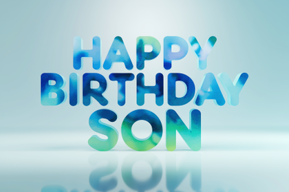 3D Happy Birthday Son