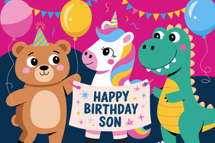 Happy Birthday Son Card