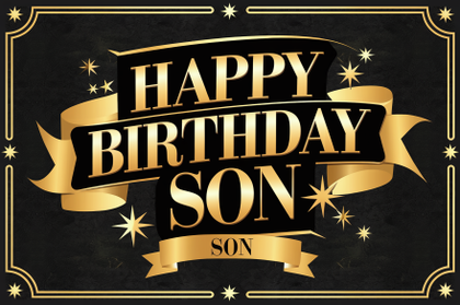 Happy Birthday Son Greeting Card