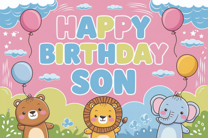 Happy Birthday Son Card