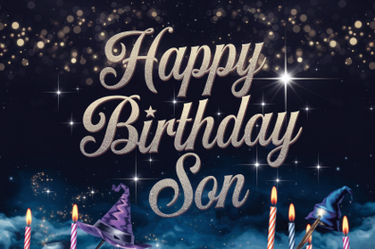 Happy Birthday Son Greeting Card