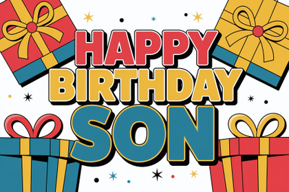 Happy Birthday Son Card