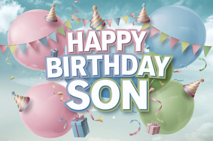 Happy Birthday Son Card