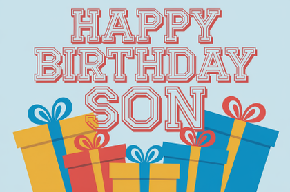 Happy Birthday Son Card