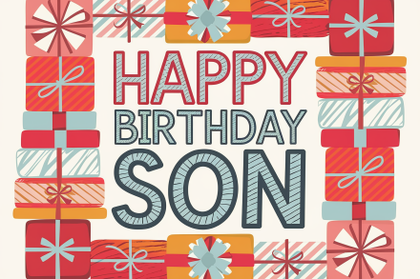 Happy Birthday Son Card