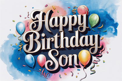 Happy Birthday Son Card