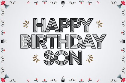 Happy Birthday Son Card